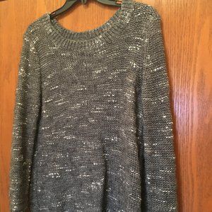 Banana Republic Silver Wool Sweater M